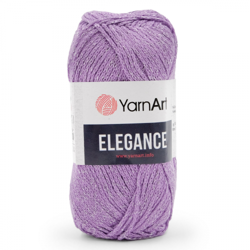 Пряжа YarnArt 'Elegance' 50гр 130м (88% хлопок, 12% металлик) (111 лаванда)