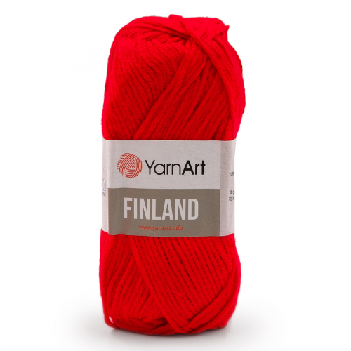 Пряжа YarnArt 'Finland' 100гр 200м (100% акрил) (41 алый)