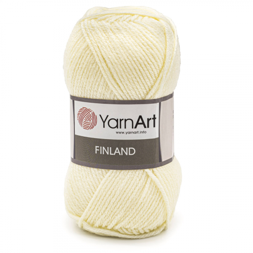 Пряжа YarnArt 'Finland' 100гр 200м (100% акрил) (851 молочный)