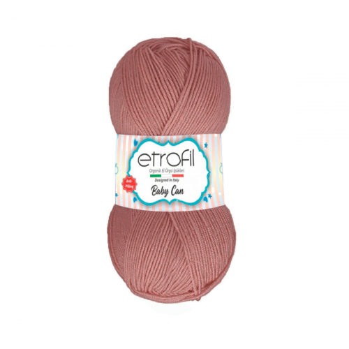 Пряжа Etrofil 'BABY CAN' 100гр 250м (100% антипиллинговый акрил) (80031 коралловый) ETROFIL