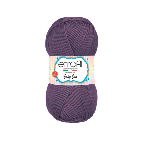 Пряжа Etrofil 'BABY CAN' 100гр 250м (100% антипиллинговый акрил) (80060 фиолетовый) ETROFIL
