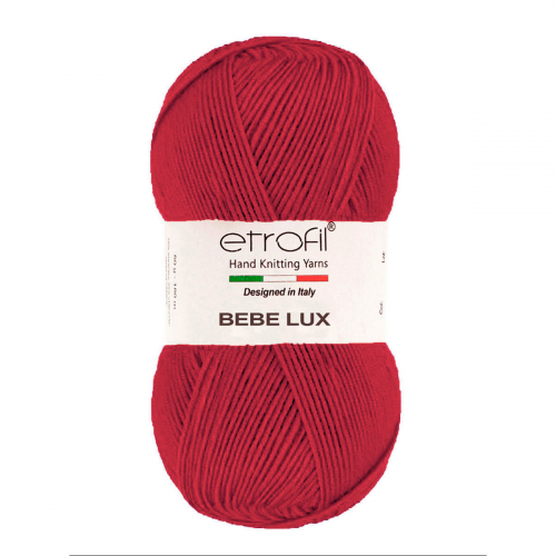 Пряжа Etrofil 'BABY LUX' 100гр. 250м (60% бамбук, 40% полиамид) (70367 красный) ETROFIL