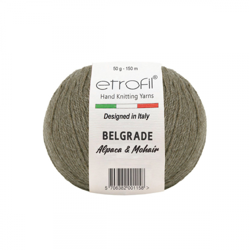 Пряжа Etrofil 'BELGRADE' 50гр 125м (10% кид мохер, 5% беби альпака, 55% полиамид, 30% вискоза) (06095 светло-коричневый) ETROFIL