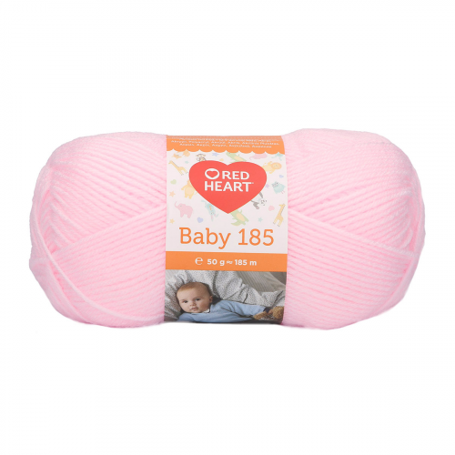 Пряжа Red Heart 'Baby 185' 50гр 185м (100% акрил) (01033 светлая роза)
