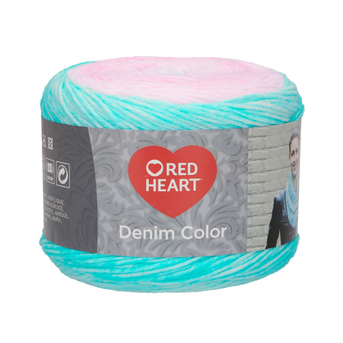 Пряжа Red Heart 'Denim color' 150гр 340м (100% акрил) (00004 лилия)