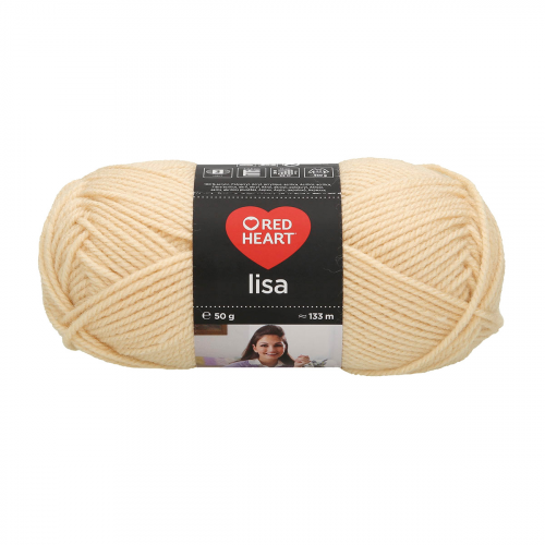Пряжа Red Heart 'Lisa' 50гр 133м (100% акрил) (06969 натуральный)