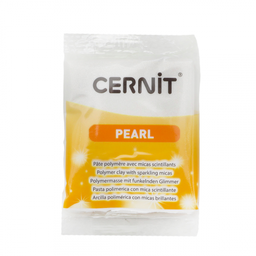 CE0860056 Пластика полимерная запекаемая 'Cernit PEARL' 56 гр (085 жемчужно-белый)