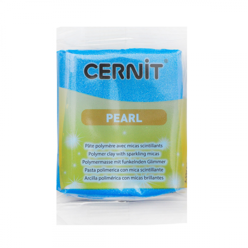 CE0860056 Пластика полимерная запекаемая 'Cernit PEARL' 56 гр (200 голубой)