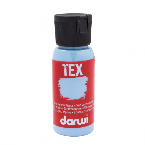 DA0100050 Краска акриловая для ткани, 50 мл, Darwi Tex (214 небесно-голубой)