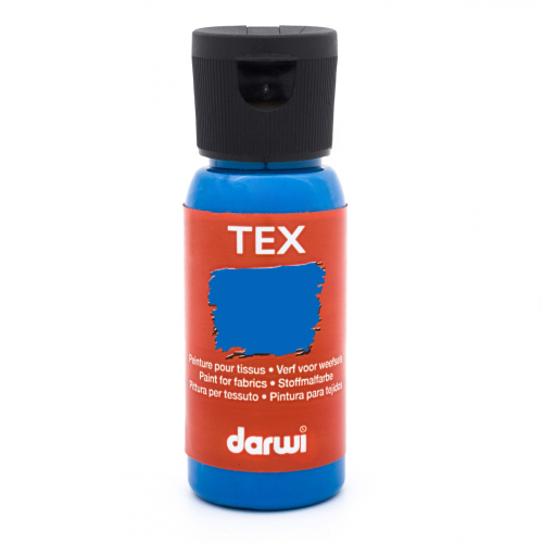 DA0100050 Краска акриловая для ткани, 50 мл, Darwi Tex (215 голубой)