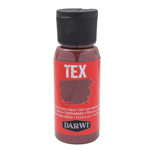 DA0100050 Краска акриловая для ткани, 50 мл, Darwi Tex (802 светло-коричневый)