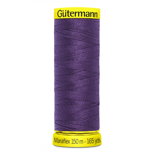 08 Нить Maraflex 120/150 м для эластичных, трикотажных материалов, 100% ПБТ Gutermann 777000 (257 пыльно-фиолетовый) Guetermann