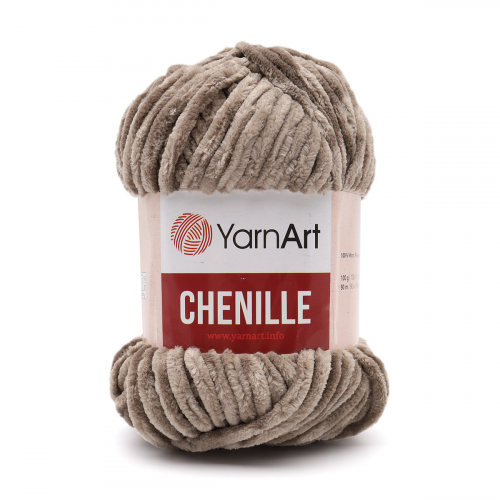 Пряжа YarnArt 'Chenille' 100гр 90м (100% микрополиэстер) (554 дымчатый)