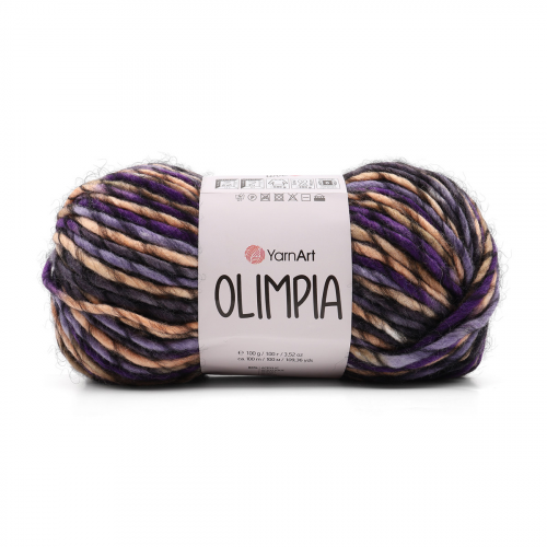 Пряжа YarnArt 'Olimpia' 100гр 100м (20% шерсть, 80% акрил) (1412 принт)