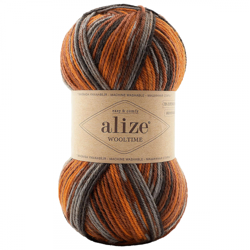 Пряжа ALIZE 'Wooltime' 100гр. 200м. (75% SW шерсть, 25% полиамид) (11014 секционный) Alize