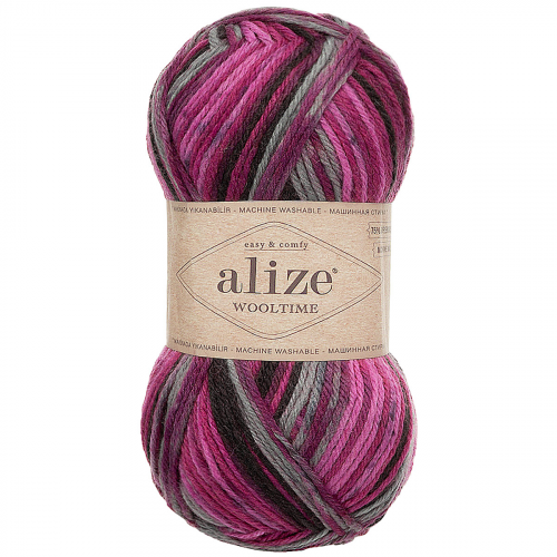 Пряжа ALIZE 'Wooltime' 100гр. 200м. (75% SW шерсть, 25% полиамид) (11018 секционный) Alize
