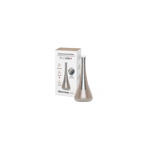 Gezatone m810 - Вибромассажер для лица с ионофорезом и LED терапией, 1 шт