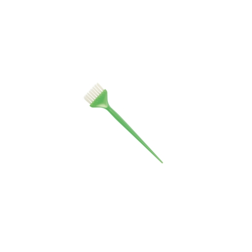 Dewal Pro - Кисть для окрашивания зеленая, с белой прямой щетиной, узкая 45 мм