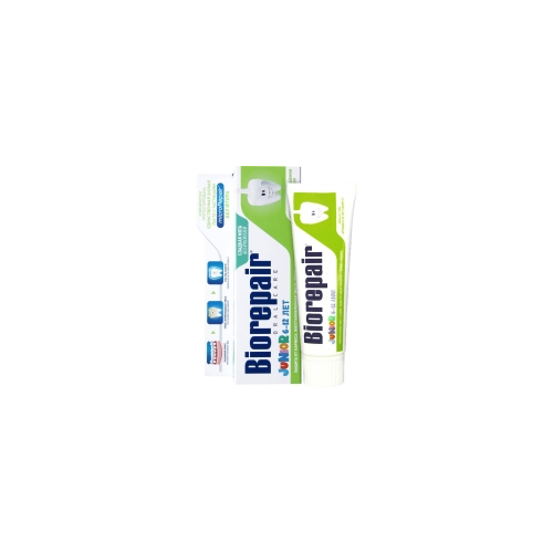 Biorepair Junior Mint - Детская зубная паста с витамином Е и ароматом мяты, 6-12 лет, 75 мл