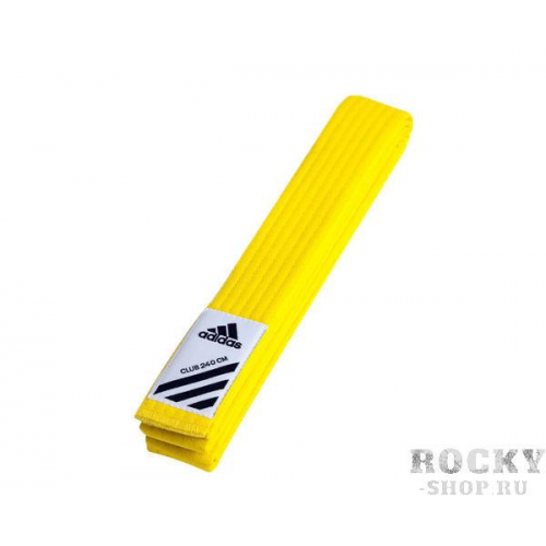 Детский пояс для единоборств Club, желтый