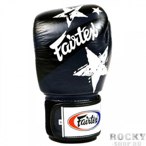 Боксерские перчатки Nation Print, синие, 16 oz