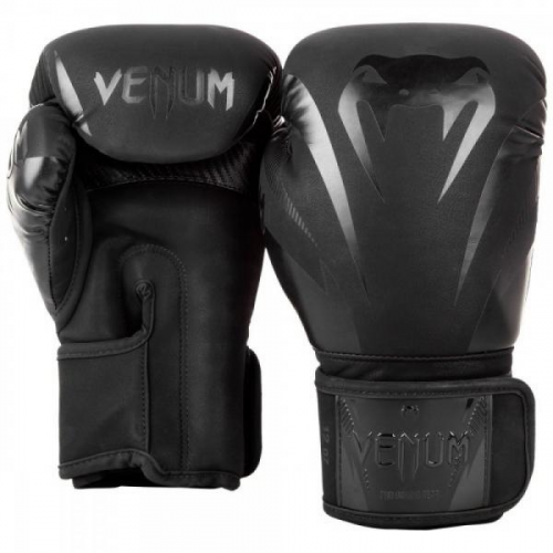 Перчатки боксерские Impact Black/Black, 12 унций