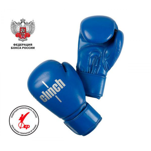 Перчатки боксерские Olimp Plus синие, 12 унций