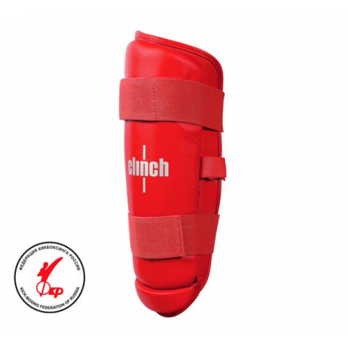 Защита голени Shin Guard Kick красная