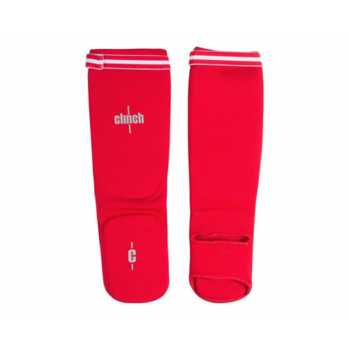 Защита голени и стопы Shin Instep Protector красная