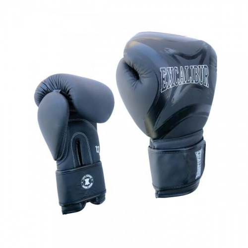 Перчатки боксерские 8046/01 Black/White PU, 12 унций