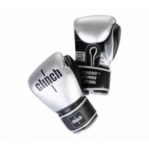 Перчатки боксерские Punch 2.0 серебристо-черные, 12 унций