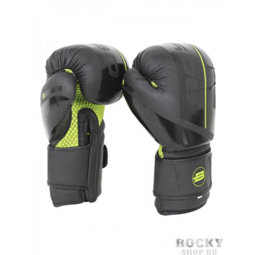 Боксерские перчатки BoyBo B-Series BBG400 Black/Green, 16 OZ