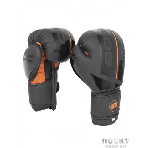 Боксерские перчатки BoyBo B-Series BBG400 Black/Orange, 16 OZ