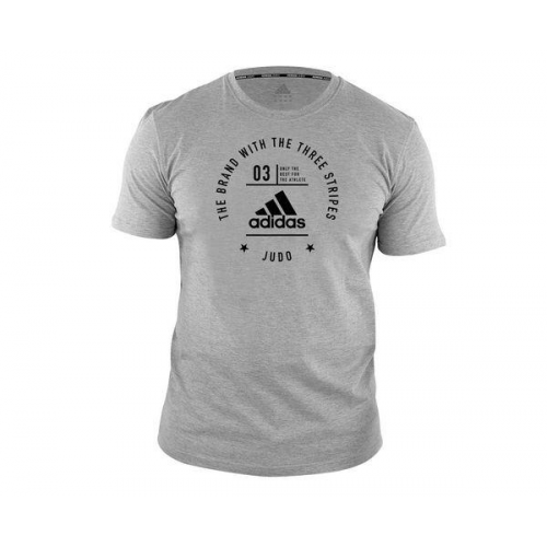 Футболка The Brand With The Three Stripes T-Shirt Judo серо-черная