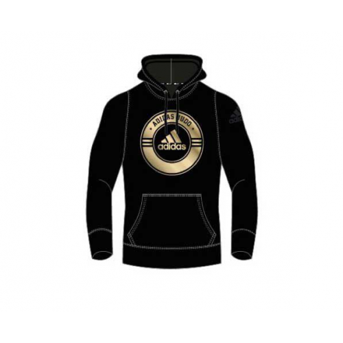 Толстовка с капюшоном (Худи) Combat Sport Hoody Judo черно-золотая