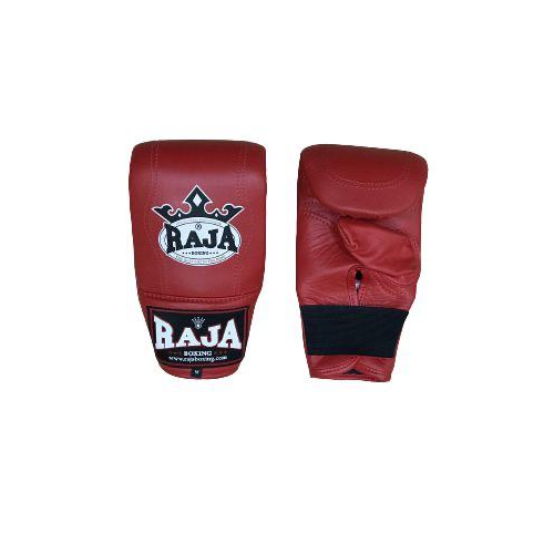 Перчатки снарядные Boxing Leather Red, M, резинка, красный
