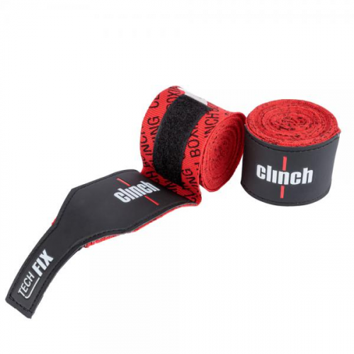 Бинты эластичные Boxing Crepe Bandage Tech Fix красные