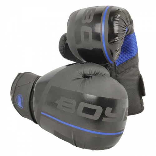 Боксерские перчатки BoyBo B-Series BBG400 Black/Blue, 12 OZ