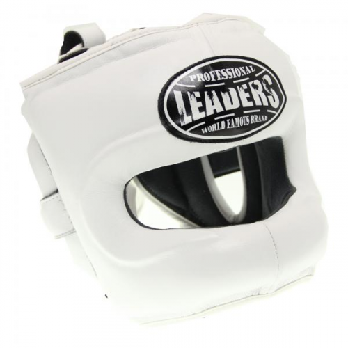 Шлем боксерский LEADERS LS с бампером White