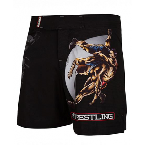 Шорты athletic wrestling black, мужские