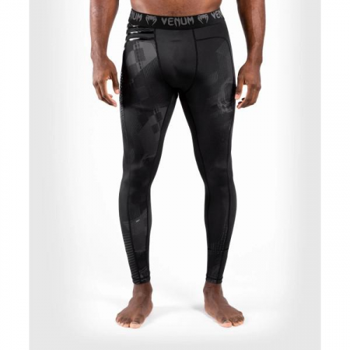 Компрессионные штаны Skull Black/Black