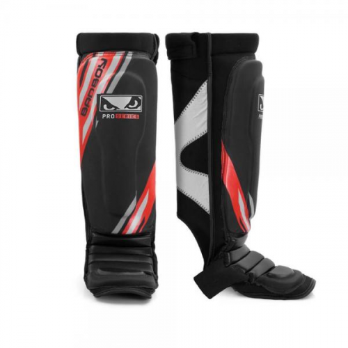 Щитки Pro Series Advanced MMA Shin Guards-Black/Red