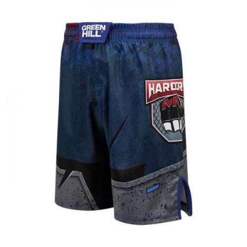Шорты HARDCORE MMA синие
