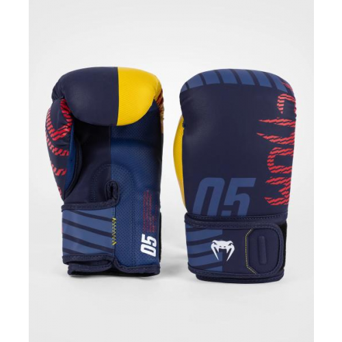 Перчатки боксерские Sport 88 Blue/Yellow, 14 унций