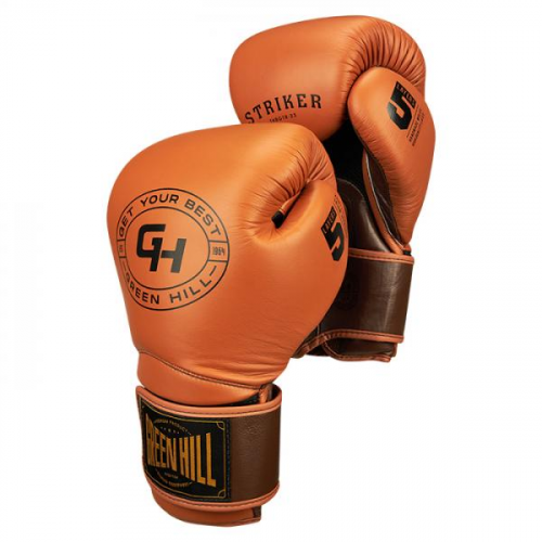 Боксерские перчатки striker коричневый/табачный, 14oz