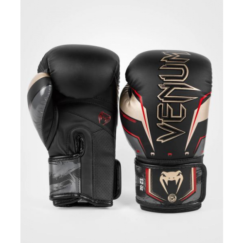 Перчатки боксерские Elite Evo Black/Gold/Red, 14 унций