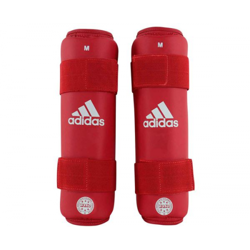 Защита голени WAKO Kickboxing Shin Guards красная