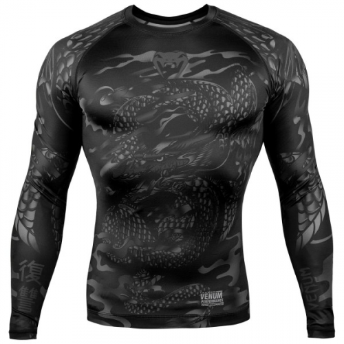 Мужской рашгард Dragons Flight Black/Black L/S