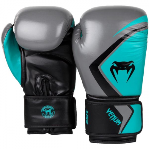 Перчатки Contender 2.0 Grey/Turquoise-Black, 8 oz