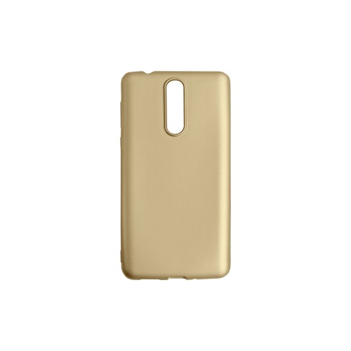 J-Case THIN | Гибкий силиконовый чехол для Nokia 8 Dual SIM (Золотой)